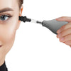 A hand holds a portable ear pressure relief tool, which is designed to be inserted into the ear.