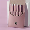 Precision Stainless Steel Eyebrow Tweezers Set (4 Pcs)