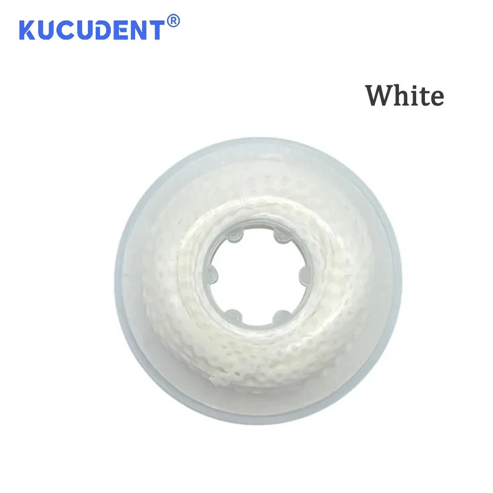 White dental orthodontic power chain elastic rubber band