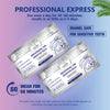 Caja de tiras profesionales YILEST para blanqueamiento express de dientes sensibles con instrucciones de uso