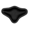 Black lumbar molder compression support board designed for back pain relief