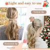 A set of five banana hair clips shown in vertical and horizontal styles for strong grip styling.