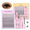A set of SexySheep DIY natural eyelash extension kit including lash remover and glue