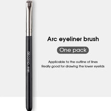 A single black Arc eyeliner brush is shown against a light background.