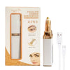 Boîte pour un appareil multifonction (visage et sourcils), avec schémas d'utilisation.