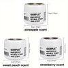Goiple non-greasy natural finish styling wax kit in various scents including pineapple, sweet peach, and strawberry