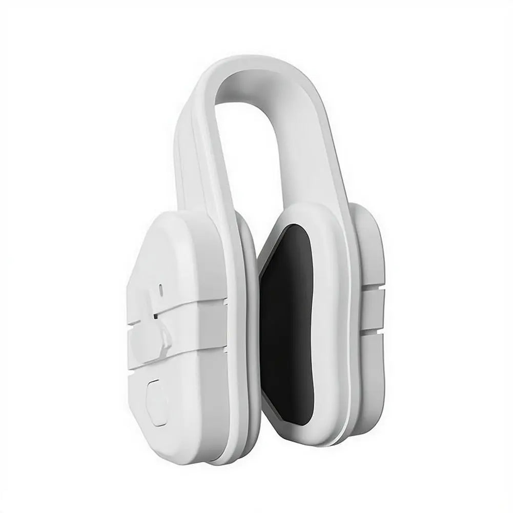 A white microcurrent nose lifter and sculpting tool with a curved handle.