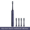 A black Mijia Sonic Electric Toothbrush T302 Blue shown vertically.