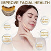 A woman applies a facial massage tool to her cheek, demonstrating methods to improve facial health and reduce puffiness.
