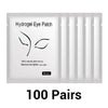 Pack of 100 pairs of Hydrogel Eye Patches for moisturizing and tightening the skin