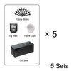 Painless Nose and Ear Hair Removal Kit includes 10pcs sticks, 10pcs cups, and 1 gift box for 5 sets.