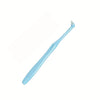 A light blue precision interdental toothbrush with a small, pointed tip.