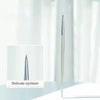 A delicate eyeliner brush is shown against a white background.