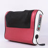 A pink and black deep tissue electric neck and body massager device.