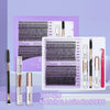 A kit containing 30 natural lash clusters for DIY soft volume eyelash cluster extension.