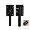 A set of three black cat eye nail magnet wands for 3D nail art