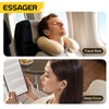 A man rests with silicone earplugs for travel rest and a woman focuses with deep focus earplugs.