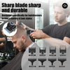 A man is using a professional electric hair clipper set to trim a haircut on another person's head.