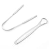 Reusable stainless steel tongue scraper and oral brush tool