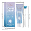 Oralhoe tongue coating cleaning gel and scraper set in a box and tube
