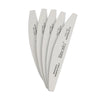 A set of professional nail files with multiple grits for manicure and pedicure.