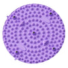 A purple magnetic foot massage mat with numerous raised silicone massage balls.