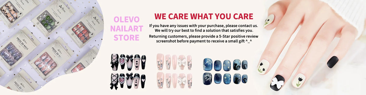 A hand displays a set of press-on nails featuring black, pink, and zebra print designs.