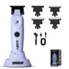 A purple BRDCLIP hair grooming kit with various attachments and a main body shown on a white background.