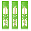 Three packages of freegrin Miswak toothbrush sticks with coconut leaves visible.