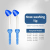 طرفان أزرقان بديلان لفرشاة ماء (Waterpik) مع خاصية التنظيف العميق.