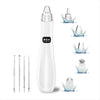 A white pro blackhead pore vacuum kit with various attachments shown against a white background.