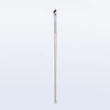 A single professional angled makeup brush with a silver handle and dark bristles.