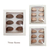 Three boxes of realistic silicone eyelash extension practice mannequin heads.