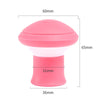 Pink facial toner jaw exerciser with a dome top and base.