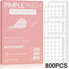 Box of Pimple Patch Hydrocolloid acne spot patches in pink packaging with various pack sizes