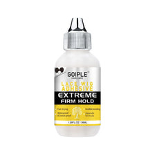 Bouteille de colle pour perruque GOIPLE, tenue extrême et ferme pour soins capillaires.