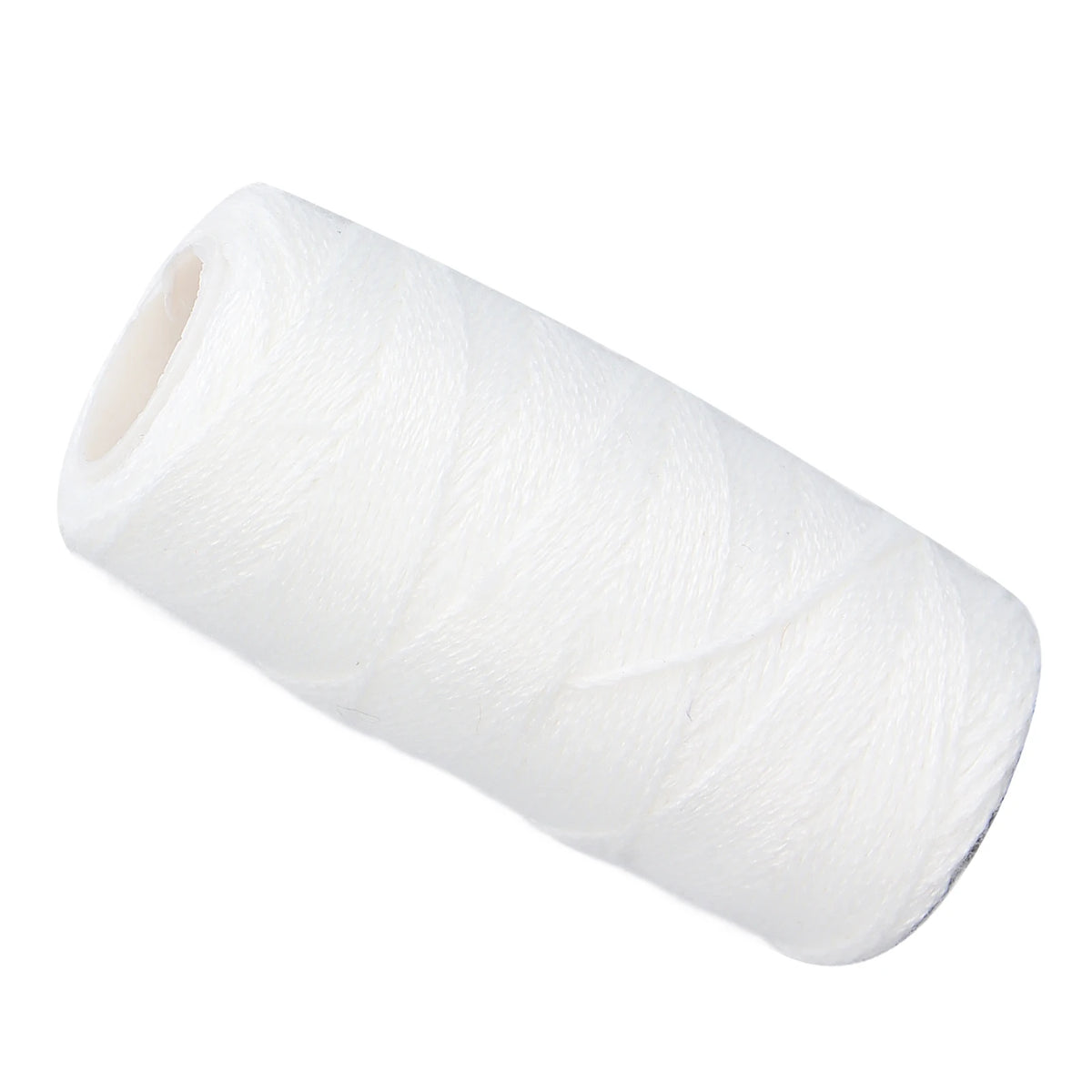 A roll of white electric facial hair remover threader.