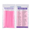 A package of ligature ties in various colors for dental orthodontic use.