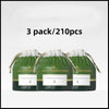 Three packs of soft cotton disposable face towels for cleansing and makeup removal