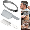 A professional barber hair cutting comb kit featuring a headband and two combs for precision hair styling.