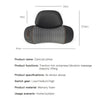 Black electric cervical pillow massager with gray accents shown from above.