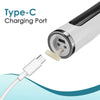 Close-up of a Type-C charging port on an electric dental tooth polisher device.