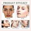 Before and after images showing the product's effect on skin, demonstrating smooth texture, firming hydration, and reduced wr