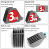 A set of professional hair clipper guide combs shown in various views, including strong and sturdy plastic, special labeled s