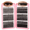 Natural Wispy Cluster Eyelash Extensions
