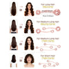 A set of heatless silk hair rollers in pink for long, medium-long, and short hair curling.