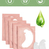 Lot de cache-yeux en hydrogel rose pour extensions de cils avec découpe en U