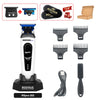 Rosyous Pro electric hair clipper and accessories including combs and a cord
