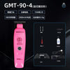 Pink SMARTBRAIN digital brush hair clipper with accessories shown on a black background