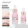 Pegamento líquido Annafris Super Bonder en botella de vidrio, antes y después de aplicación de injerto